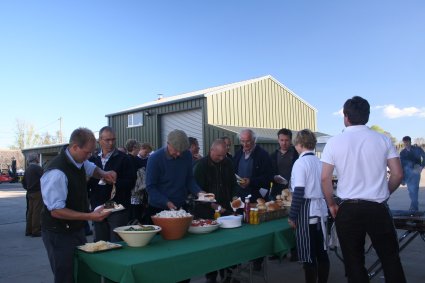 To finish our evening, we enjoyed a very tasty barbecue!